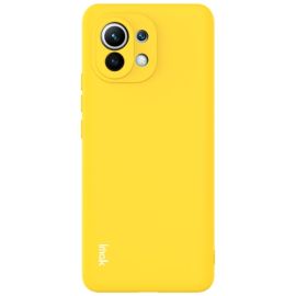 IMAK RUBBER Cover in gomma Xiaomi Mi 11 gialla