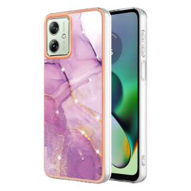 Cover protettiva IMD MARBLE per Motorola Moto G54 5G / G54 5G Power Edition PURPLE