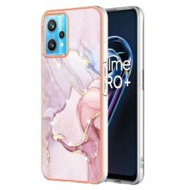 Cover protettiva IMD MARBLE Realme 9 Pro / Realme 9 5G GOLD ROSA