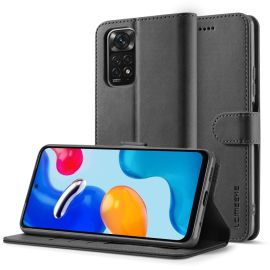 Custodia a portafoglio IMEEKE per Xiaomi Redmi Note 11 Pro nera