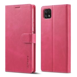 IMEEKE Custodia a portafoglio Samsung Galaxy A22 5G rosa