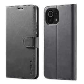 IMEEKE Custodia a portafoglio Xiaomi Mi 11 Lite / 11 Lite 5G / 11 Lite NE 5G nero