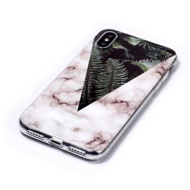 Cover protettiva MARBLE Apple iPhone X / iPhone XS FOGLIE