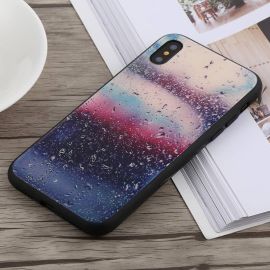 ART GLASS Ochranný kryt Apple iPhone X / iPhone XS RAINDROP