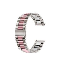 Cinturino in metallo Huawei Watch GT 3 46mm / GT 3 SE / GT Runner argento-rosa