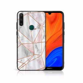 MY ART Cover protettiva Huawei Y6p PINK MARBLE (143)
