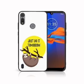 MY ART Cover in silicone Motorola Moto E6s SLOTH (010)