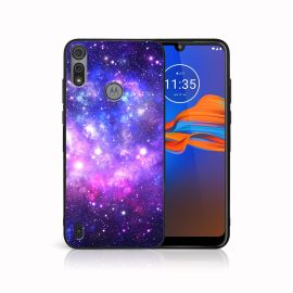 MY ART Cover in silicone Motorola Moto E6s GALAXY (015)