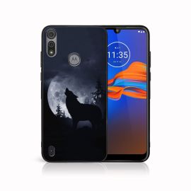 MY ART Cover in silicone Motorola Moto E6s LUPO (044)