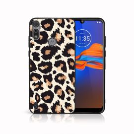 MY ART Cover in silicone Motorola Moto E6s LEOPARD (047)
