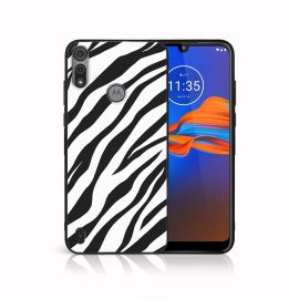 MY ART Cover in silicone Motorola Moto E6s ZEBRA (049)