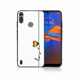 MY ART Cover in silicone Motorola Moto E6s LOVE (054)