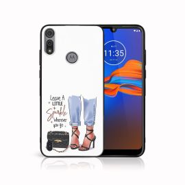 MY ART Cover in silicone Motorola Moto E6s SHOES (061)