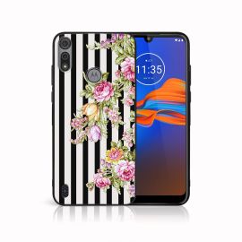 MY ART Cover in silicone Motorola Moto E6s STRISCE (176)