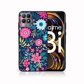 MY ART Custodia in silicone Realme 8i FLORA (038)