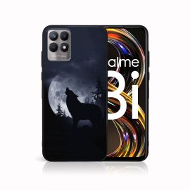 MY ART Custodia in silicone Realme 8i LUPO (044)
