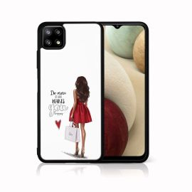 MY ART Cover in silicone Samsung Galaxy A22 5G RED DRESS (137)
