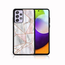 MY ART Cover in silicone Samsung Galaxy A72 PINK MARBLE (143)