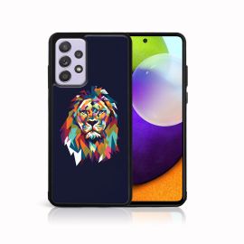 MY ART Cover in silicone Samsung Galaxy A72 LION (246)
