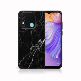 MY ART Custodia protettiva per Tecno Spark 8 - MARBLE BLACK (142)