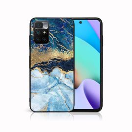 MY ART Cover in silicone Xiaomi Redmi 10 / Redmi 10 2022 BLUE MARBLE (141)