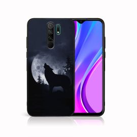 MY ART Custodia in silicone Xiaomi Redmi 9 WOLF (044)