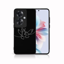 MY ART Cover protettiva per Oppo Reno11 F 5G WHITE DOVE (195)