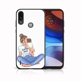 MY ART Cover in silicone Motorola Moto E7 Power / E7i Power SUPERMOM (112)
