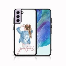 Cover MY ART in silicone Samsung Galaxy S21 FE 5G GOOD GIRL (130)