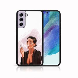 MY ART Cover in silicone Samsung Galaxy S21 FE 5G SIGARETTA (135)
