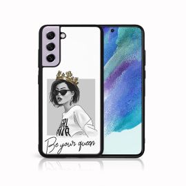 Cover MY ART in silicone Samsung Galaxy S21 FE 5G QUEEN (139)