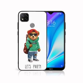 MY ART Cover in silicone Xiaomi Redmi 9C BEAR (008)