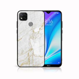 MY ART Cover in silicone Xiaomi Redmi 9C WHITE STONE (011)