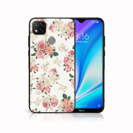 MY ART Cover in silicone Xiaomi Redmi 9C PINK ROSES (016)