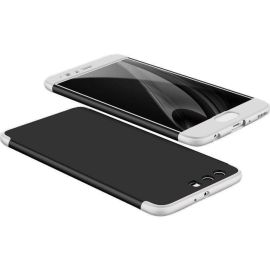 360° Ochranný obal Huawei P10 Äierny (strieborný)