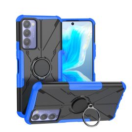 TENUTA Cover resistente con supporto Tecno Camon 18 blu