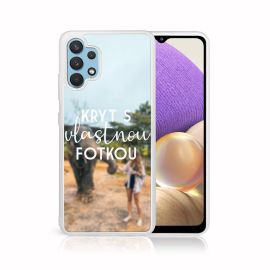 Cover con stampa personalizzata Samsung Galaxy A72 trasparente