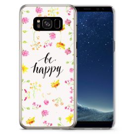 PROTEMIO MY ART kryt Samsung Galaxy S8 Plus BE HAPPY (019)