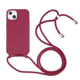 ROPE Cover con cordino Apple iPhone 14 bordeaux