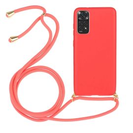ROPE Cover con cordino Xiaomi Redmi Note 11 / Note 11S rossa