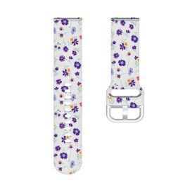 ART Cinturino in silicone Samsung Galaxy Watch 5 (40mm / 44mm) 5 Pro 45mm PURPLE FLOWER