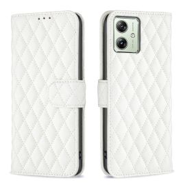 LATTICE Custodia protettiva per Motorola Moto G54 5G / G54 5G Power Edition / G54 5G / G54 5G Power Edition Power Edition bianca