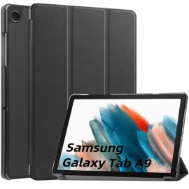 Cover Flip LEATHER Samsung Galaxy Tab A9 nera