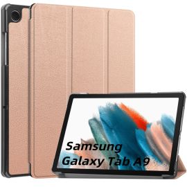 Cover Flip LEATHER Samsung Galaxy Tab A9 rosa