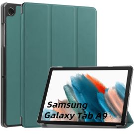 Cover Flip LEATHER Samsung Galaxy Tab A9 verde