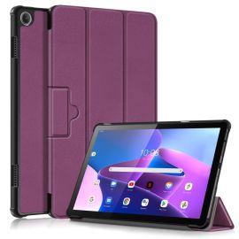 Flip cover LEATHER per Lenovo Tab M10 3a generazione (TB328FU / TB328XU) viola
