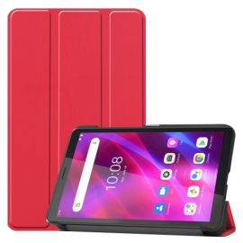 Cover Flip in LEATHER per Lenovo Tab M7 3rd Gen rossa