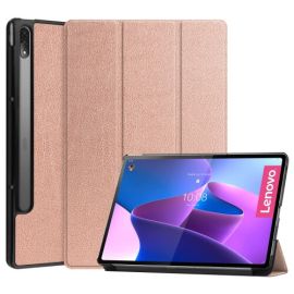 Cover Flip in LEATHER per Lenovo Tab P 12 Pro oro rosa