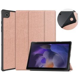 Custodia Flip LEATHER per Samsung Galaxy Tab A8 (SM-X205 / SM-X200) rosa