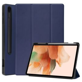 Custodia Flip LEATHER Samsung Galaxy Tab S8+ / S7+ / S7 FE blu